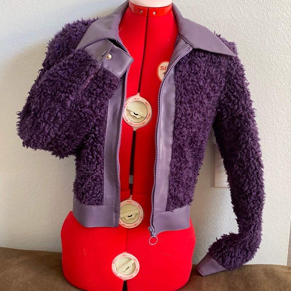 Zara TRAFALUC Vintage Purple Jacket M